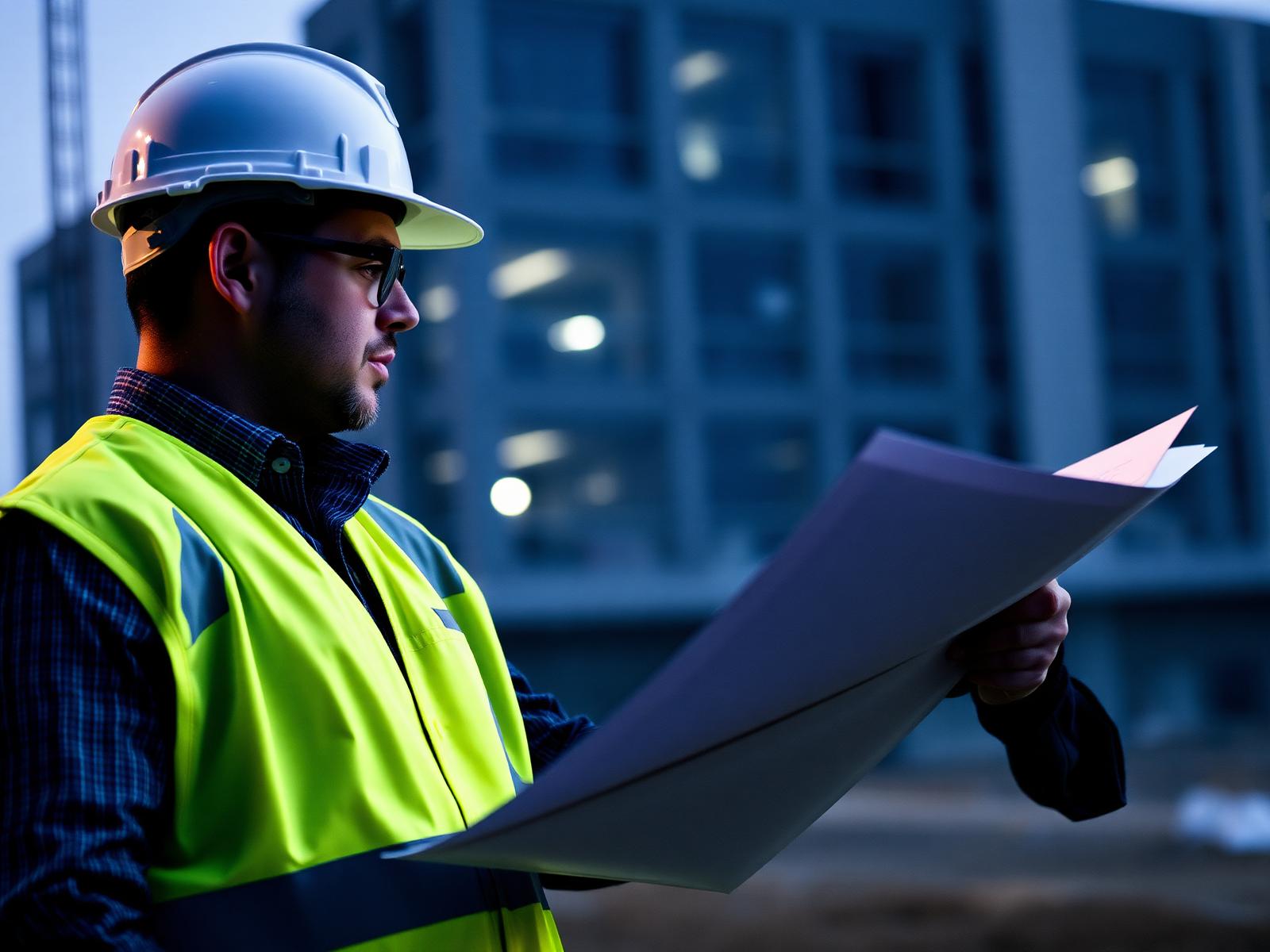 MEGA Contractor senior team on site